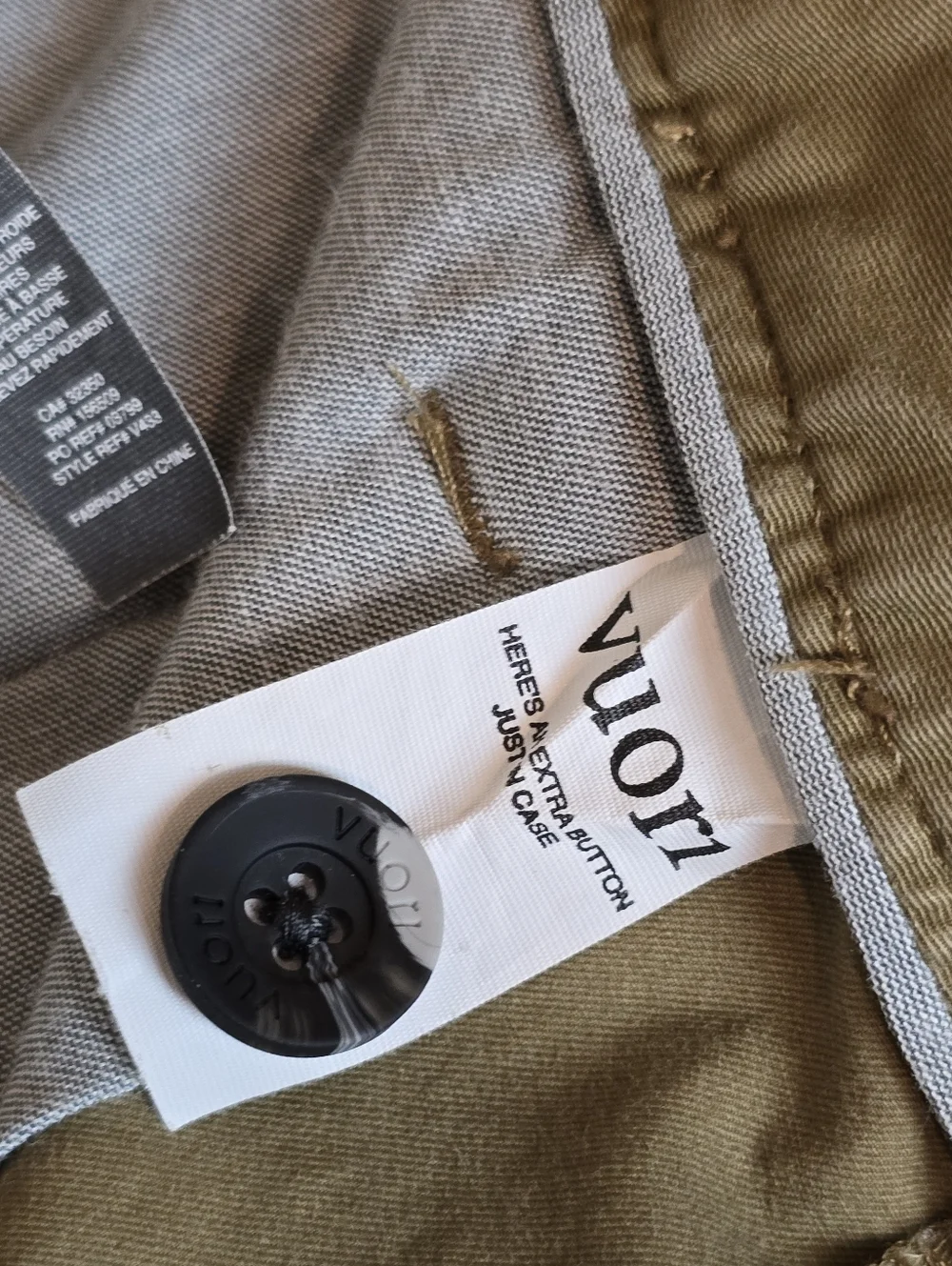 Vuori Collins Chino Pants Men’s 33 V433 Brown Stretch Cotton Slim Travel Casual - Picture 6 of 12